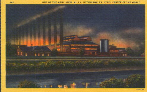 Typical Pittsburgh Steel Mill